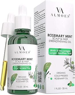 ALMOES Rosemary Oil,Rosemary Pure Essential Oil for All Hair,Rosemary Mint Sc...