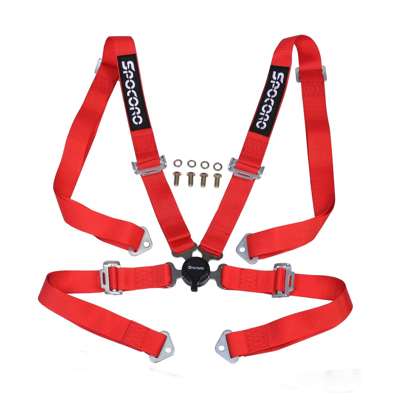 4 Point Racing Harness 2" Nylon Straps, Cam Lock Style (Pack of 1)