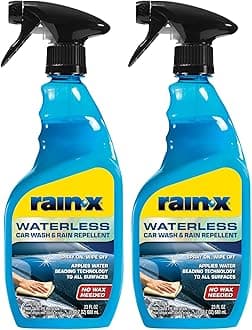 Rain-X 620143 Waterless Car Wash and Rain Repellent, 23 fl. oz. (Pack of 2)