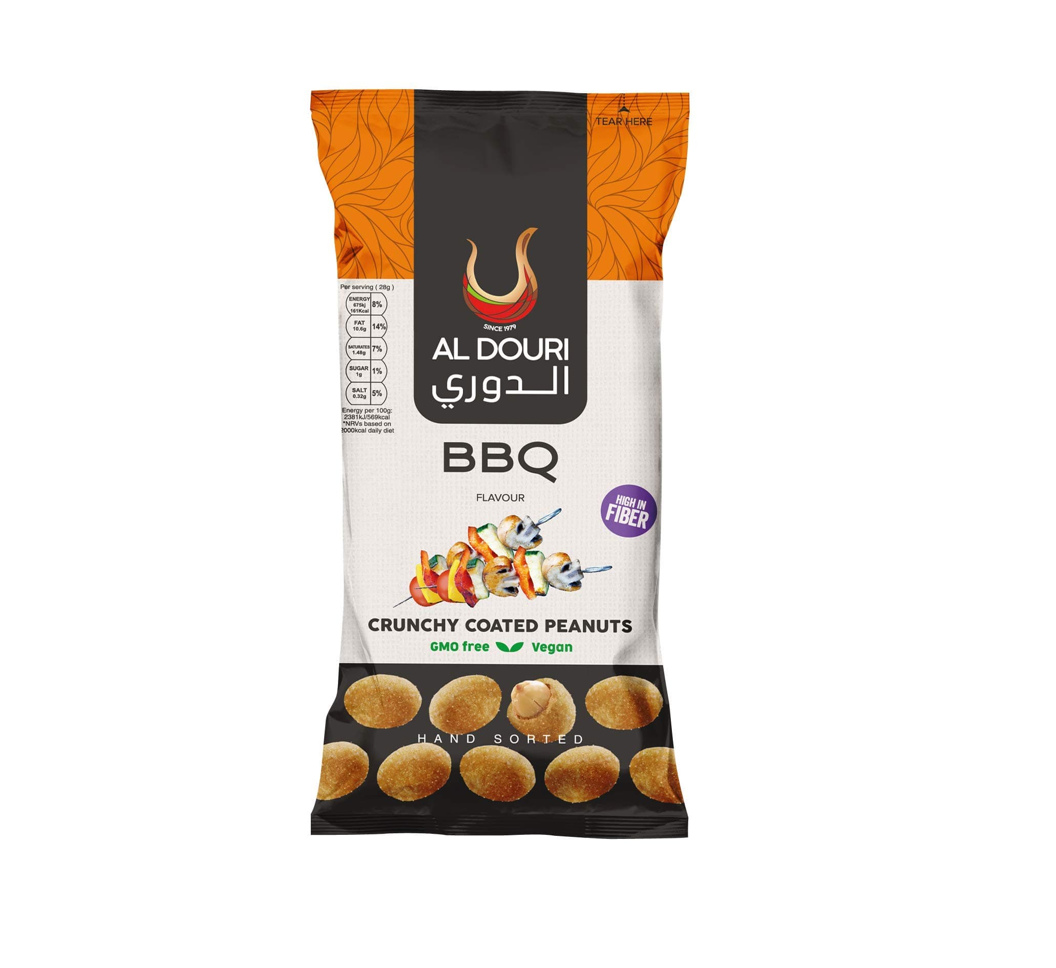 Crunchy Coated Peanuts, Bbq, 24 X 20 Gm