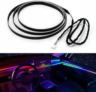 Dreamcolor Acrylic Interior Car LED Strip Light 29.5-inch, which fit for dreamcolor main controller connects and sub-controller kit (not including), Not applicable dreamcolor 5 in 1(single controller)