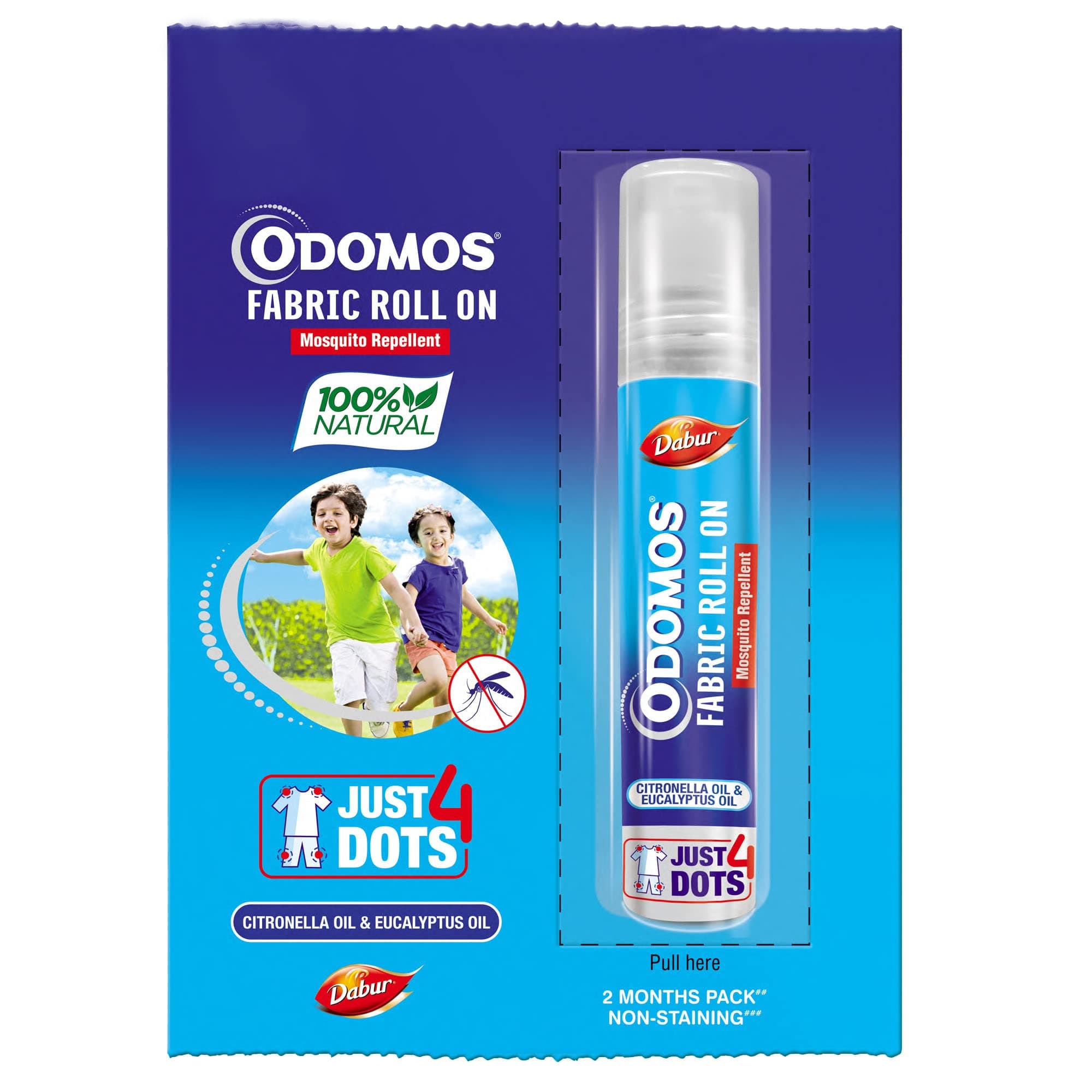 Odomos Mosquito Repellant Fabric Roll on -8ml ( )