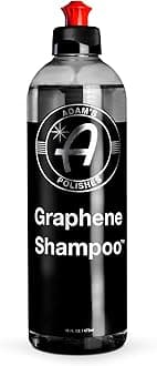 Adam's Polishes Graphene Shampoo 16oz - Ceramic Coating Infused Car Wash Soap - Powerful Cleaner & Protection In One Step - pH Neutral, High Suds For Foam Cannon, Foam Gun, Or Detailing Bucket