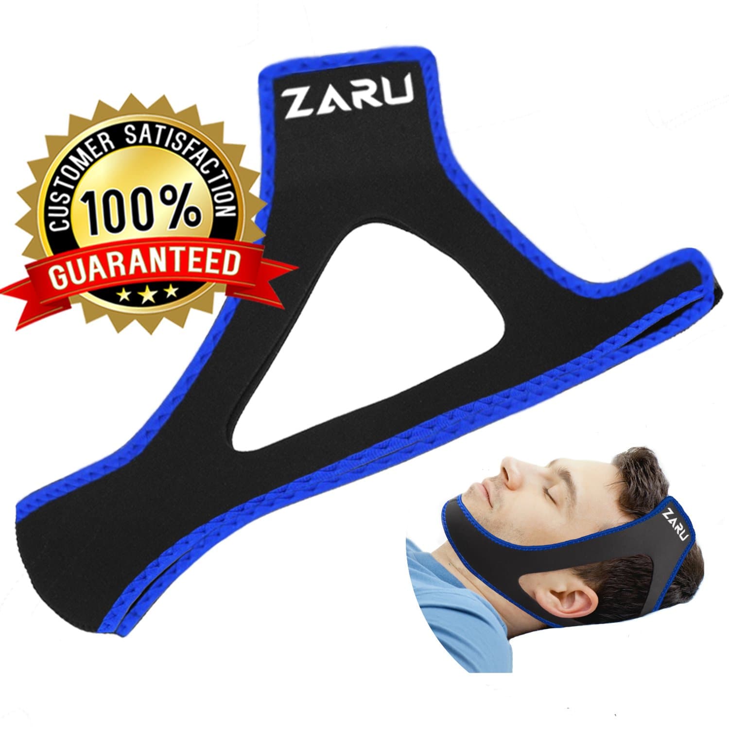 Premium Anti Snore Chin Strap [2019 Upgraded Version] - Advanced Snoring Solution Scientifically Designed to Stop Snoring Naturally and Give You The Best Sleep of Your Life!