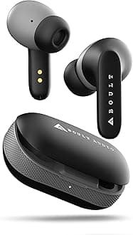 GOBOULT Z20 Truly Wireless Bluetooth Ear Buds with 51 Hours Playtime, Zen™ Clear Calling ENC Mic, Made in India, Low Latency Gaming, Rich Bass Drivers, IPX5, TWS Earbuds Bluetooth Wireless (Black)