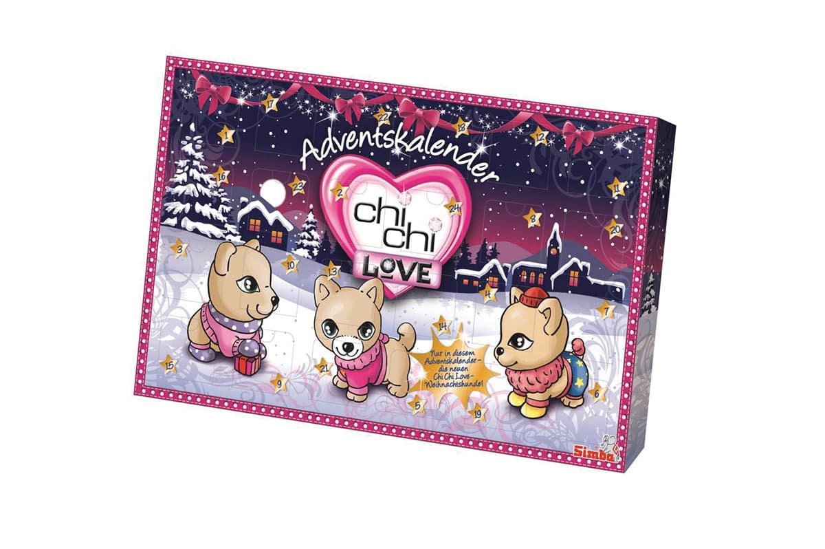 Chi Chi Love - Advent Calendar - includes 3 EXCLUSIVE Mini Chi Chi Love Christmas Dogs - 61994