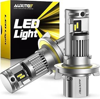 AUXITOH13 9008 Light Bulbs, 30000LM Ultra Brightness, 1:1 Halogen Size, Canbus Ready, Plug and Play Fog Light Bulbs for ATVS, Pack of 2
