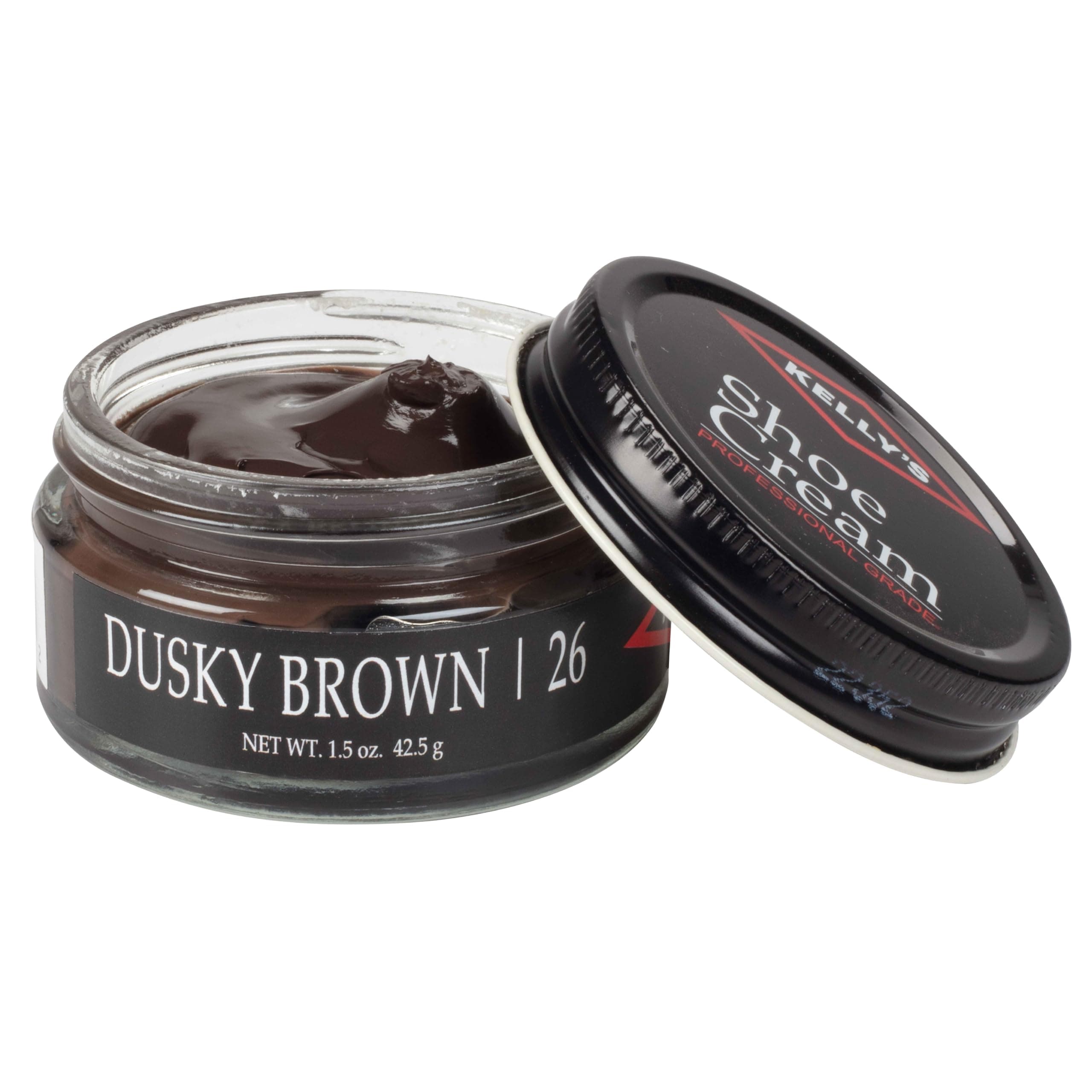 Kelly's Dusky Brown Shoe Polish 1.5 oz - Professional Leather Shoe Cream