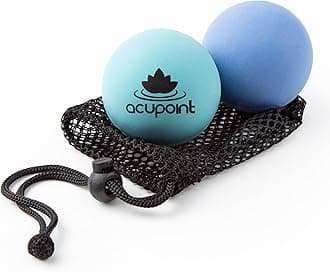 Physical Massage Therapy Ball Set - Ideal for Yoga, Deep Tissue Massage, Trigger Point Therapy and Myofascial Release Physical Therapy Equipment