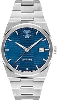 Bold Quest Men's Luxury Automatic Watch - Swiss Self-Winding Movement, Stainless Steel Bracelet, Water Resistance 50 Meters (5ATM) - Classic Timepiece - Gift for Him - 39mm