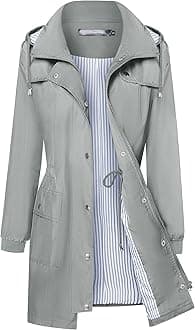 Bloggerlovewomens Raincoat Windbreaker