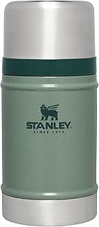 Classic Legendary Large Food Jar 24 oz | Vacuum Insulated Food Container | Wide Mouth Screw On Lid | Packable for Travel | Stainless Steel & Leakproof Lid | Hammertone Green