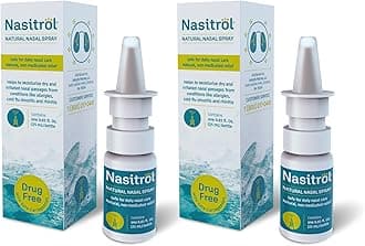 Natural Nasal Spray - Saline Nasal Care Daily Mist - Severe Nasal Spray Moisturizing Sinus Nasal Spray & Instant Relief for Daily Use - 1.7 fl. Oz. (50 mL) Bottle (Pack of 2)