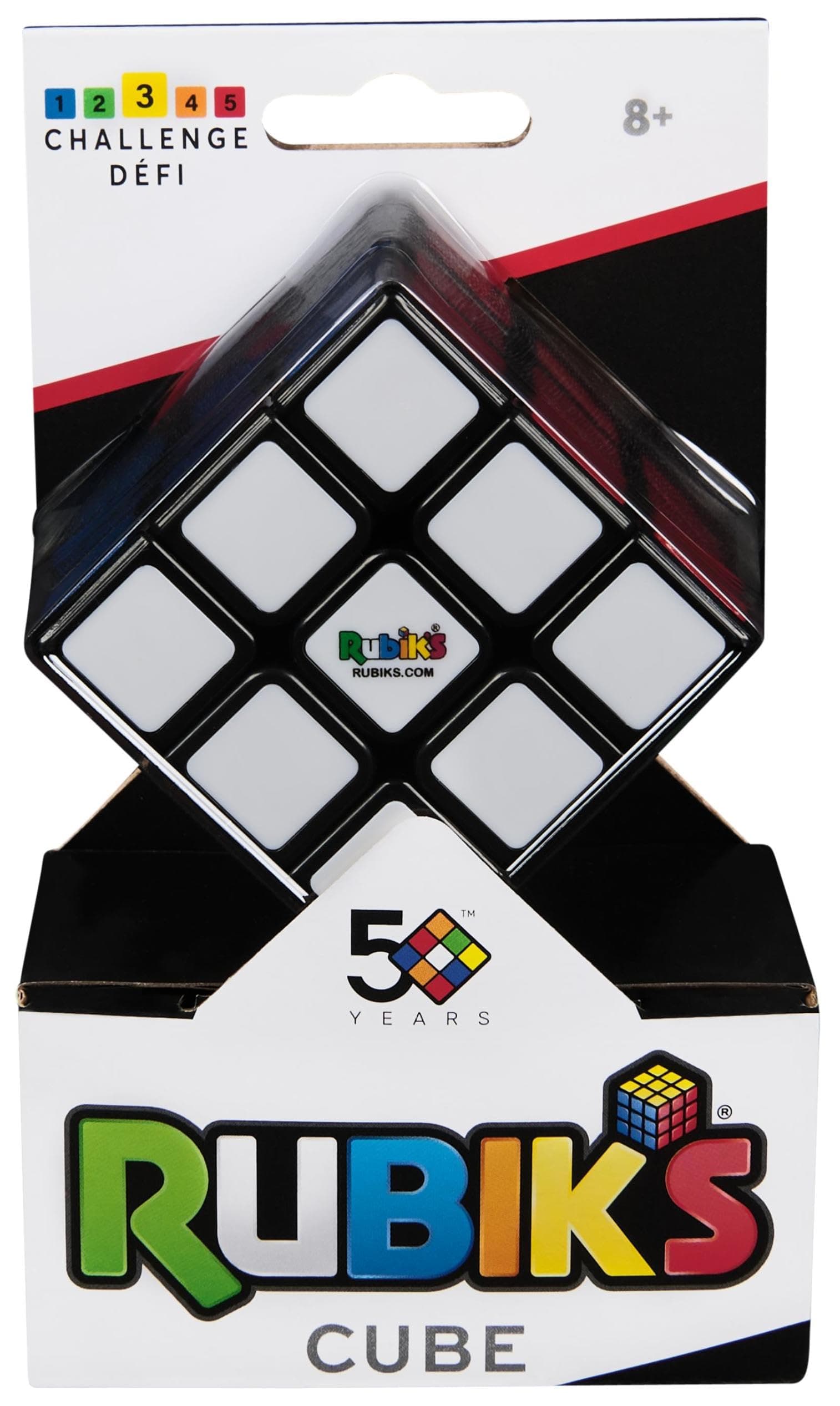 SpinMaster Rubik's Cube, The Original 3x3 Colour-Matching Puzzle, Classic Problem-Solving Cube