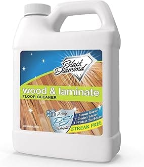 Black Diamond Stoneworks Wood, Laminate, Hardwood & Luxury Vinyl Floor Cleaner – Multi-Purpose Mopping Solution for a Streak-Free Clean (128 Fl Oz) refill.