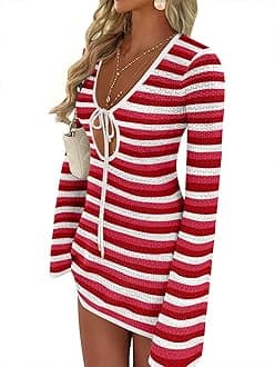 ANRABESS Beach Cover Ups for Women Crochet Swimsuit Bathing Suit Swimwear Bikini Mesh Knit Dress 2025 Summer Vacation Outfits