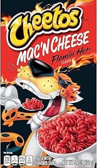 Cheetos Mac'n Cheese Flamin Hot Pasta With Flavored Sauce 160g