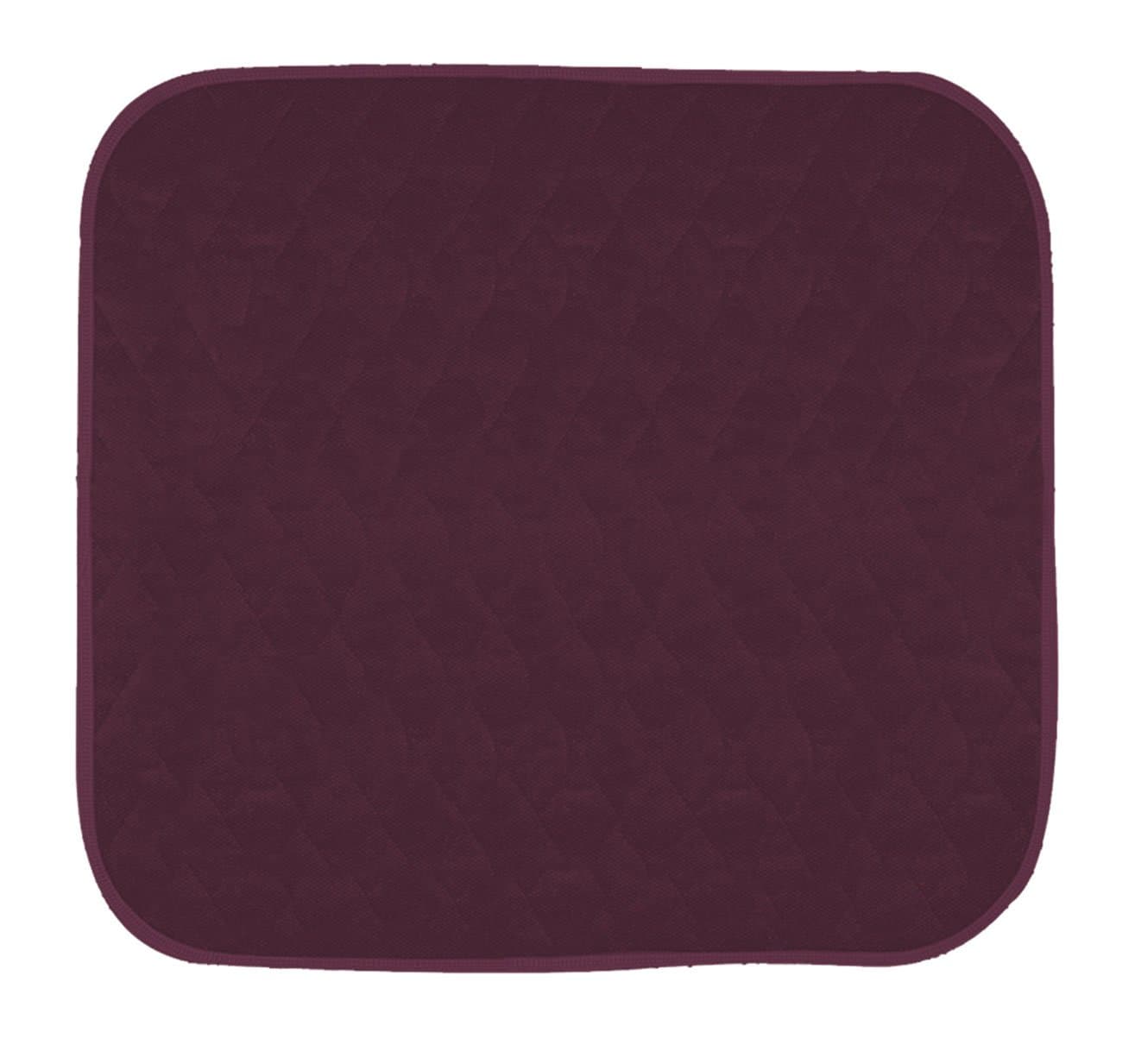 1 Pack Washable Waterproof Seat Protector Pads, 21" x 22" Reusable Seat Cover, Furniture Protection for Protection for Elderly Seniors, Kids, Pets, Ultra Absorbent Pee Pads (Burgundy)