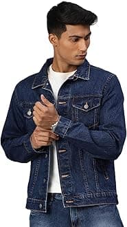 Men's Regular Fit Washed Full Sleeve Denim Jacket