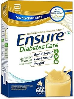 Ensure Diabetes Care- Nutrition to Help Control Blood Sugar Levels- 200gms (Vanilla Flavour)