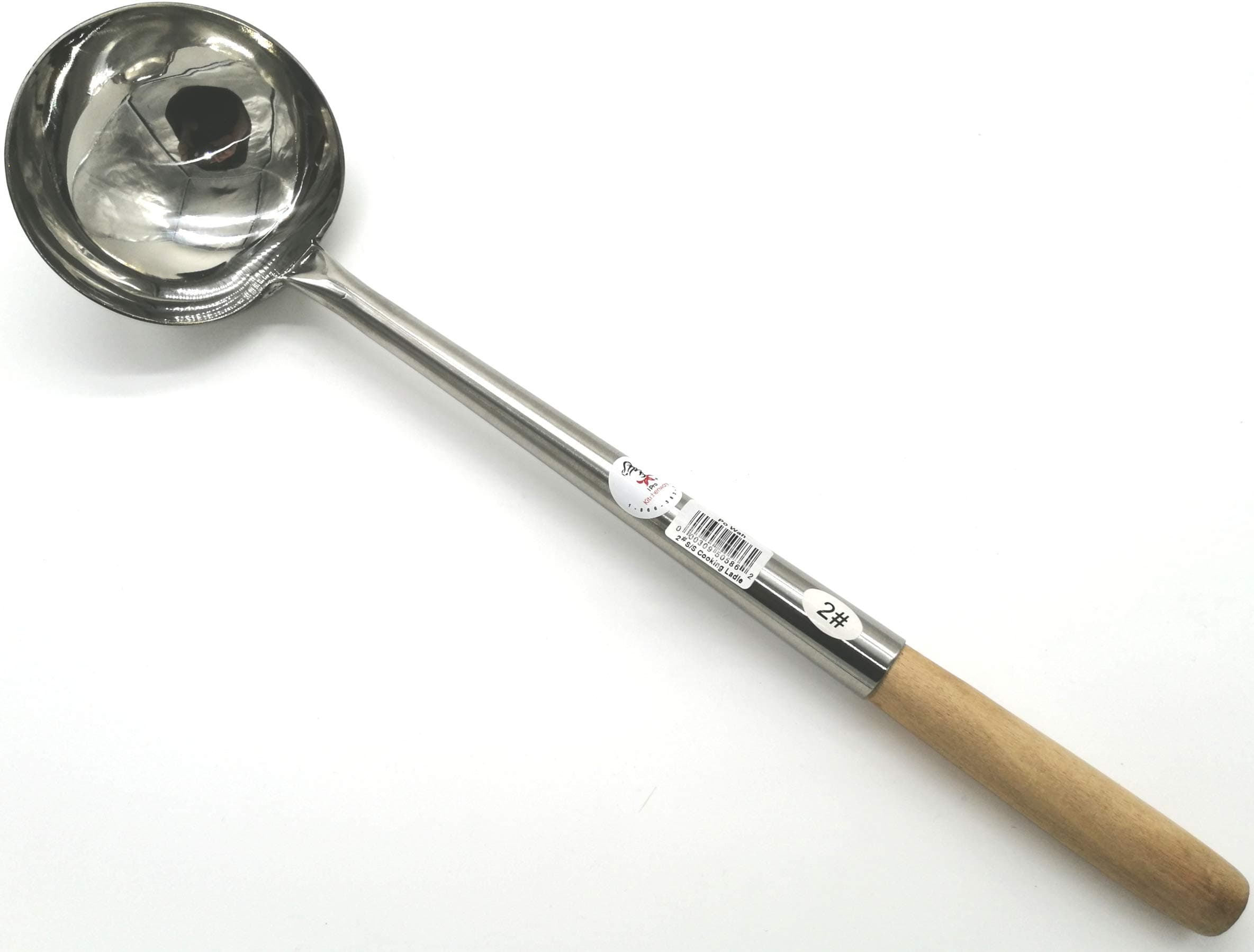 8 oz Chinese Cooking Ladle *(Width: 4-1/2" x Length: 18") Size: Medium