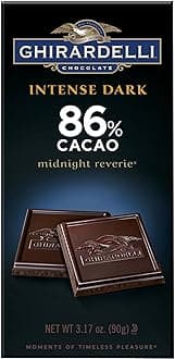 Ghirardelli Intense Dark Midnight Reverie 86% Cacao Bar, 3.17 oz