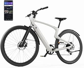 URTOPIA Carbon 1Pro Electric Bike for Adults, 37lbs Lightweight Carbon Fiber Gravel E-Bike, Peak 750W Motor, 80 Miles 25MPH E Bike with Smartbar, 8-Speed, UL-Certified Removable Battery