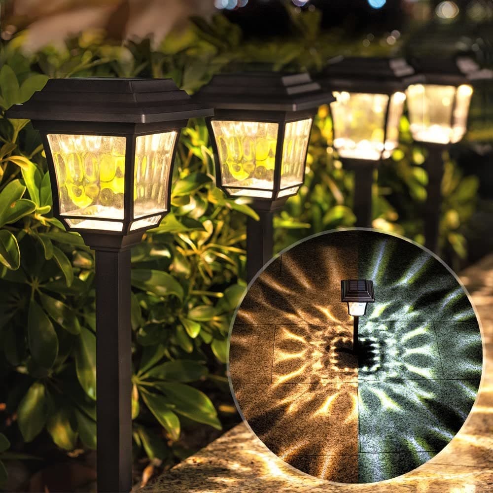 8 Pack Solar Pathway Lights