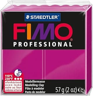 Staedtler Fimo Professional Oven Hardening Modelling Clay, 57G, Magenta