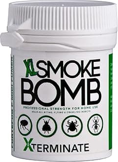 Xterminate XL 11g Smoke Bomb Fogger Killer For Fleas, Bed bug, Carpet Moths, Cluster Fly, Silverfish, Carpet Beetle Insects (HSE Approved And Tested) (1 x 11g)