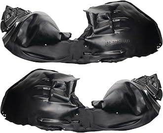TRQ Front Inner Fender Liner Set Compatible with 2019-2023 Chevrolet Malibu