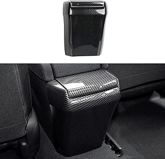 - BRMYL Car Armrest Box Cover Trim Decals for 2016 2017 2018 2019 2020 2021 Honda Civic 10th Gen Accessories ABS Carbon Fiber Interior Stickers