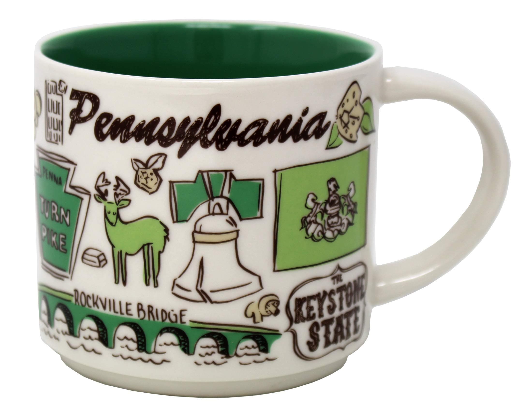 Starbucks Been There Series Pennsylvania Mug, 14 Oz