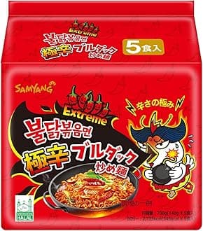 Samyang Bulldark Spicy Chicken Roasted Noodles, 4.93 Ounce (Pack of 5) (Ven_FD15-102)