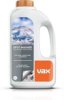 SpotWash 1 Litre Solution | For Rugs, Upholstery and Carpets | Use with Vax SpotWashers - 1-9-142410, White