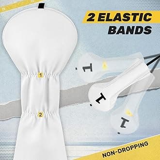 Craftsman Golf Classic Durable Golf Club Head Cover Headcover for Driver Woods Hybrids and Blade Mallet Putter Cover for Scotty Cameron Odyssey Callaway Taylormade Ping Etc.