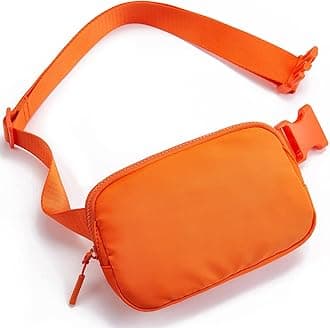 Telena Fanny Packs for Women Men Small Belt Bag Fashionable Crossbody Fanny Pack Waist Bag with Adjustable Strap, 1-Orange, Belt Bag
