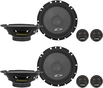 Alpine (2) Pairs SXE-1751S 6.5" 220 Watt Car Audio Component Speakers