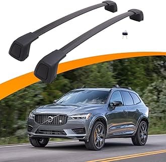 Snailfly Upgraded Cross Bars Fit for Volvo XC60 2018-2025 Lockable Roof Rack Crossbars Cargo Accessories