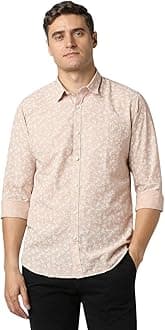 Peter England Men's Solid Slim Fit Shirt