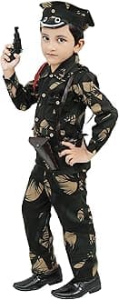 Chandrika Kids Army Costume Dress For Boys (5-6 Years)