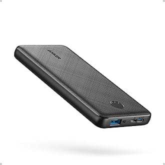 Power Bank(PowerCore 10K), Compact Travel-Ready 10,000mAh Battery Pack with PowerIQ Charging Technology, 5V/3A High-Speed Charging for iPhone, iPad,and More (1, Black)