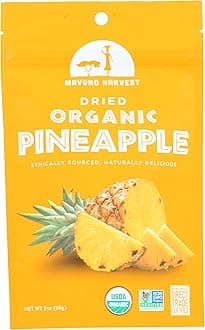 Dried Pineapple, Organic, 2 Oz