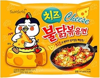 Bulldark Spicy Chicken Roasted Noodles (Buldak Cheese, 10 Pack)