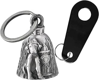 Dream Apparel Motorcycle Bell for Bikers Women Men W/Hanger, Biker Bell for Riders, Good Luck Riding Bell Spirit Bell Moto Accessories