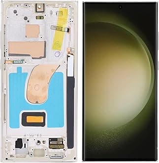 AMOLED Original for S23 Ultra, LED LCD Display Touch Screen Digitizer Assembly S23ultra 5G SM S918U LCD Screen Replacement with Frame, 6.7 Inch, 3088x1440px Resolution