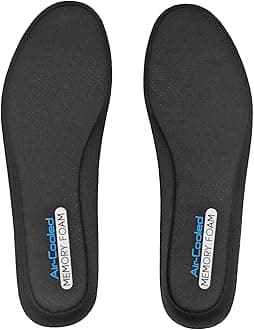 Replacement Shoe Insoles for Men's Shoes, Memory Foam Footwear Inserts for Comfortable Light-Weight and Cushion Shock Absorbing (US Men9.5-EU42.5)