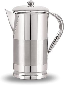 Neelam Stainless Steel Lemon Jug - 1.5 LTR, Durable & Elegant Beverage Jug for Serving Water, Juices, Lemonade and Other Drinks, Ideal for Daily Use, Parties & Special Occasions, Easy to Clean