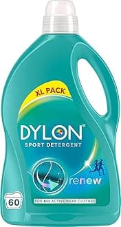 – Sport Detergent (60 Wash Loads), Liquid Laundry Detergent for Active Wear Clothes, Sport Detergent to Remove malodour, Keep Elasticity and renews in every wash with optimal results in 10 washes