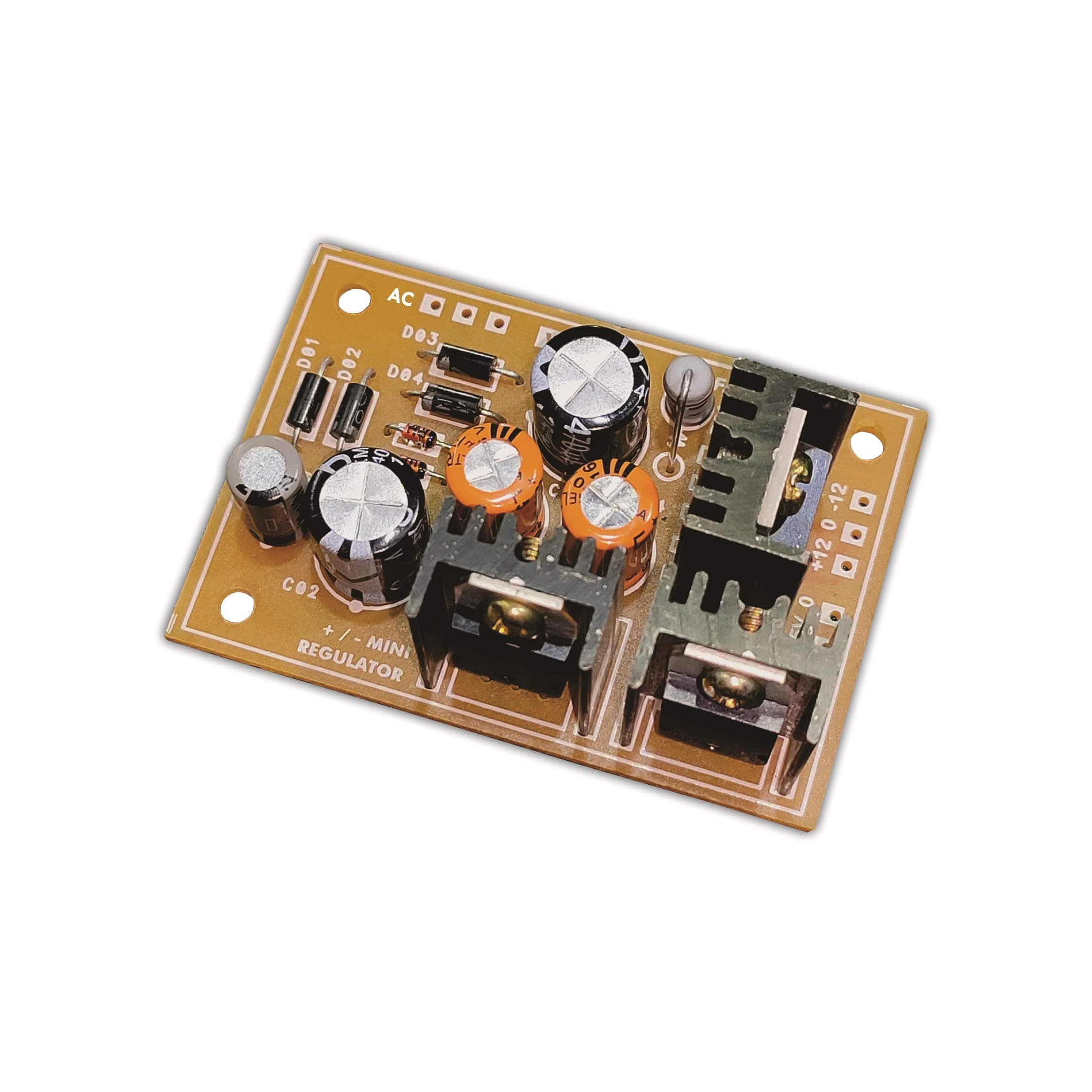 WEON Mini Regulated +5V, 12V, 12V Power Supply (Suitable for All Types of Bass Treble, Sub Woofer Pre & USB Mp3 / Bluetooth Modules)